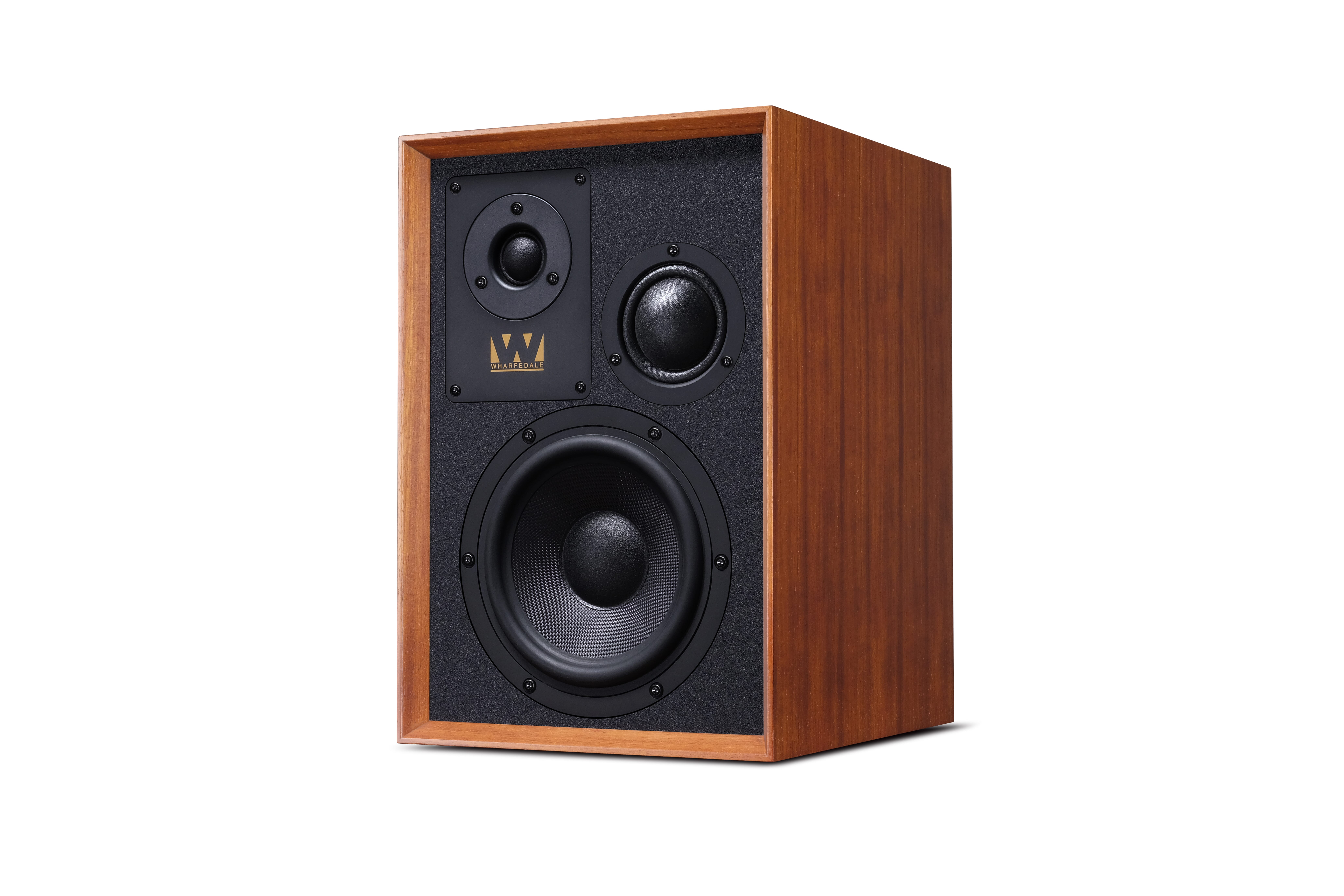 Wharfedale - Super Denton Bookshelf Speakers (Red Mahogany, Pair